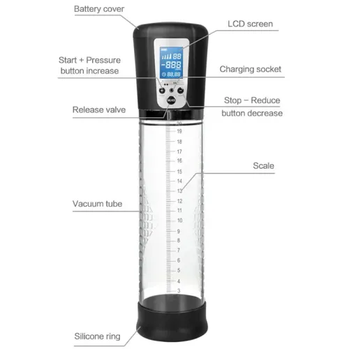 Passion Pump Dijital Göstergeli Şarjlı Otomatik Güçlü Penis Pompası Passion Pump Dijital Göstergeli Şarjlı Otomatik Güçlü Penis Pompası